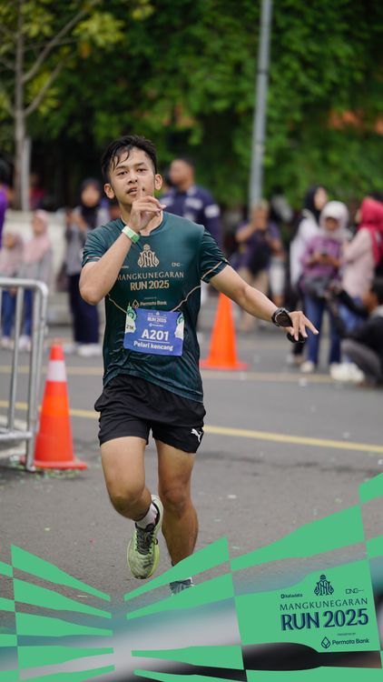Race photo from Mangkunegaran Run 2025