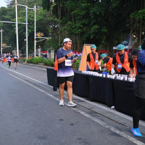 Race photo from KEMLU RUN 2026