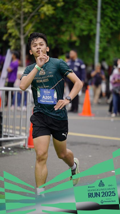Race photo from Mangkunegaran Run 2025