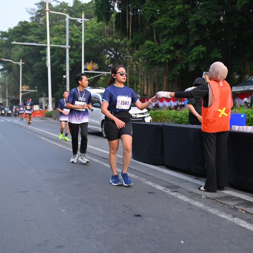 Race photo from KEMLU RUN 2026