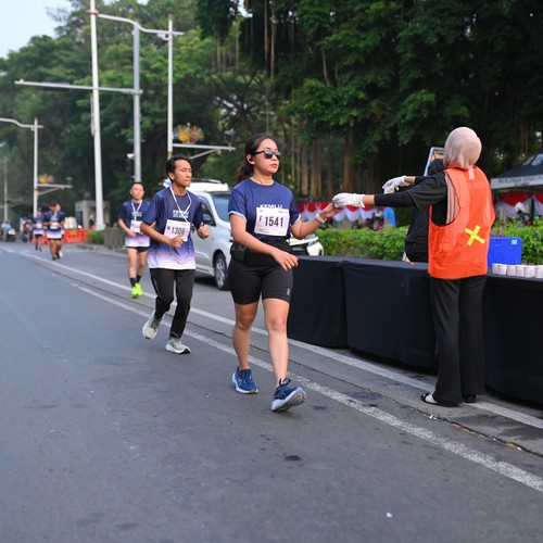 Race photo from KEMLU RUN 2026