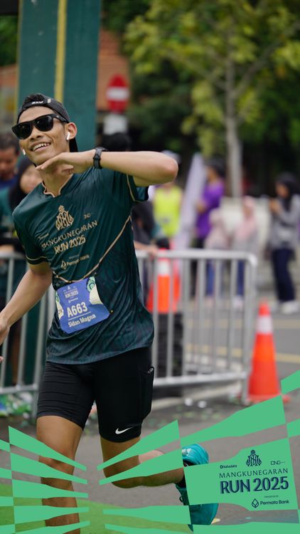 Race photo from Mangkunegaran Run 2025