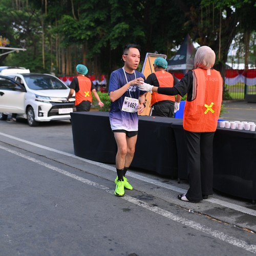Race photo from KEMLU RUN 2026