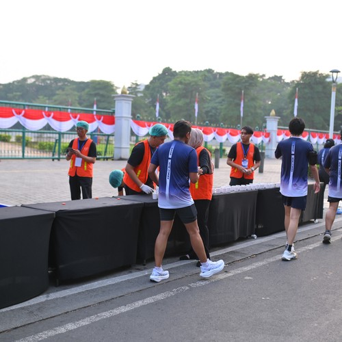 Race photo from KEMLU RUN 2026
