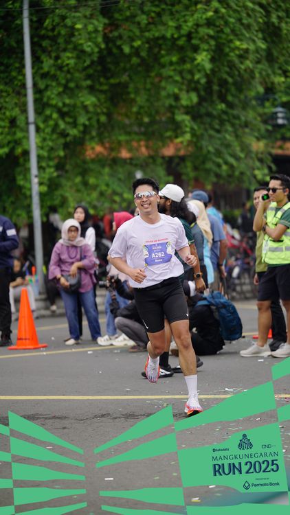 Race photo from Mangkunegaran Run 2025