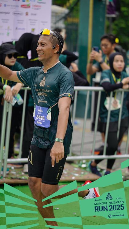 Race photo from Mangkunegaran Run 2025