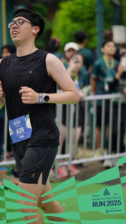 Race photo from Mangkunegaran Run 2025