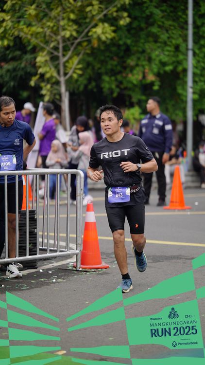 Race photo from Mangkunegaran Run 2025