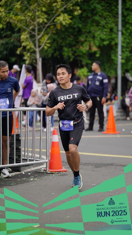 Race photo from Mangkunegaran Run 2025