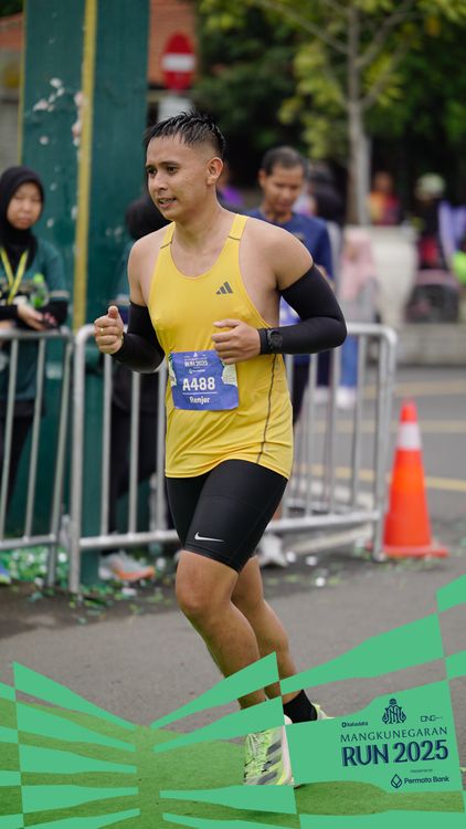 Race photo from Mangkunegaran Run 2025
