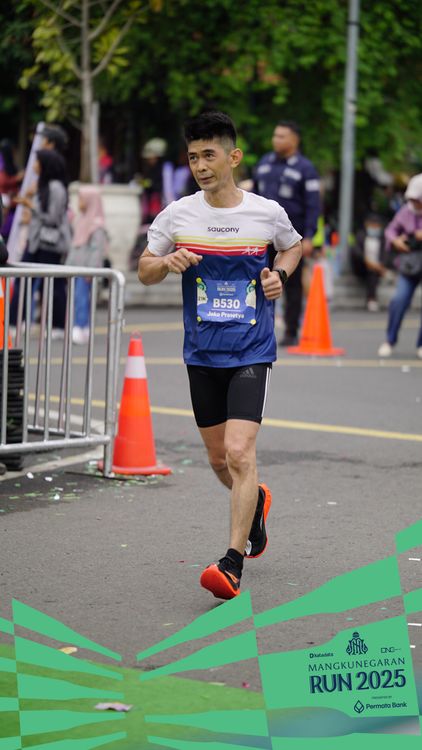 Race photo from Mangkunegaran Run 2025