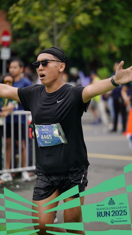 Race photo from Mangkunegaran Run 2025