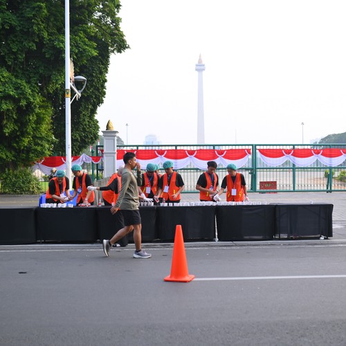 Race photo from KEMLU RUN 2026