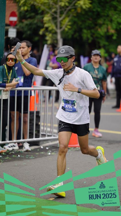Race photo from Mangkunegaran Run 2025
