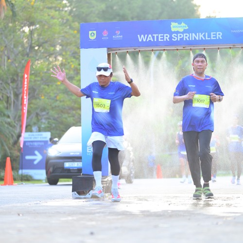 Race photo from BOGORUN 2026