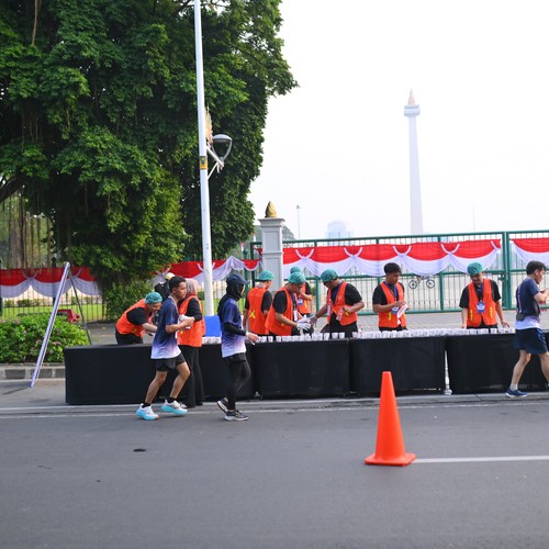 Race photo from KEMLU RUN 2026