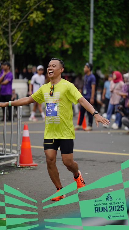 Race photo from Mangkunegaran Run 2025