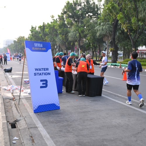 Race photo from KEMLU RUN 2026