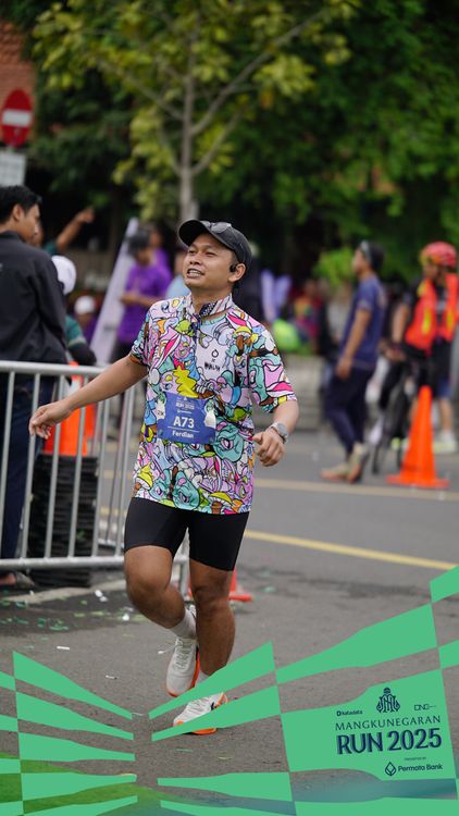 Race photo from Mangkunegaran Run 2025