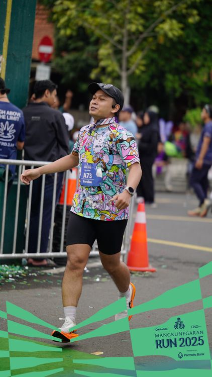 Race photo from Mangkunegaran Run 2025