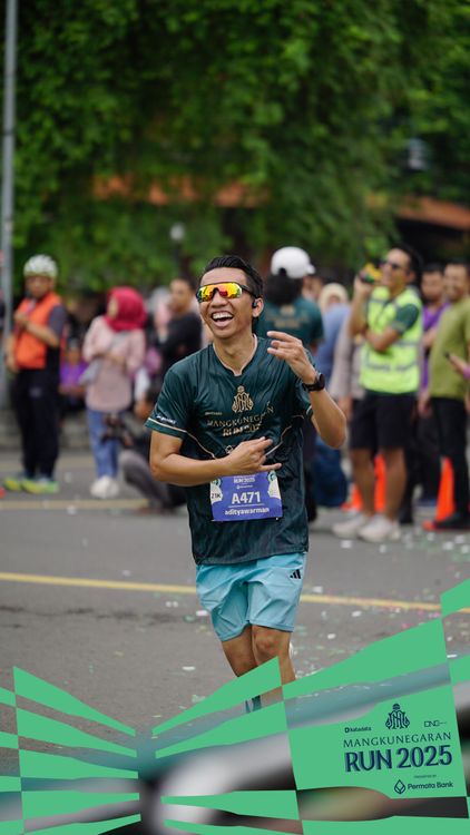Race photo from Mangkunegaran Run 2025