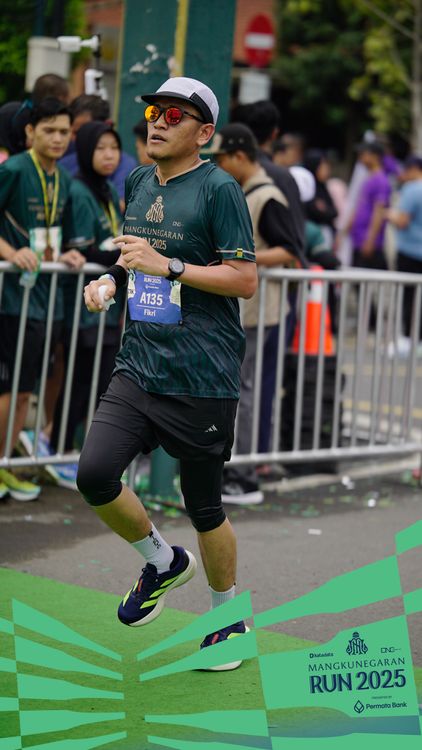 Race photo from Mangkunegaran Run 2025