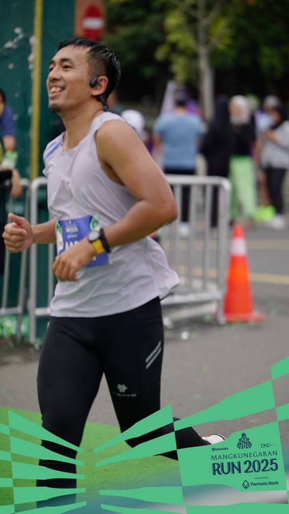Race photo from Mangkunegaran Run 2025