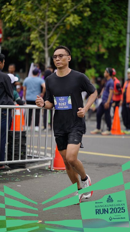 Race photo from Mangkunegaran Run 2025