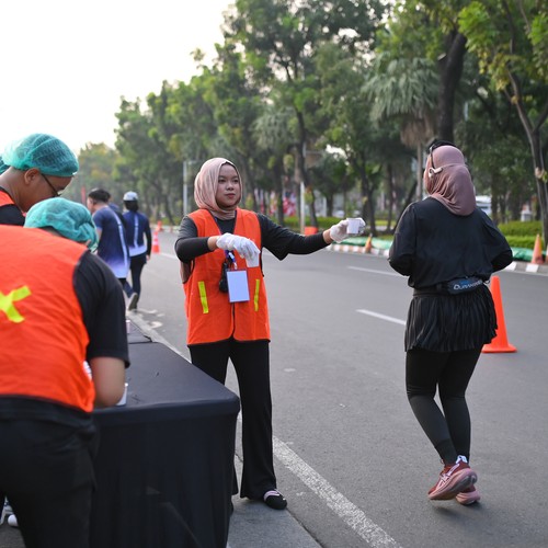 Race photo from KEMLU RUN 2026