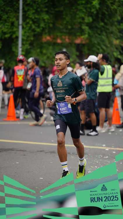 Race photo from Mangkunegaran Run 2025