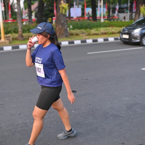 Race photo from KEMLU RUN 2026