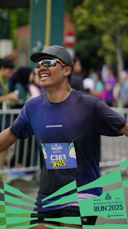 Race photo from Mangkunegaran Run 2025