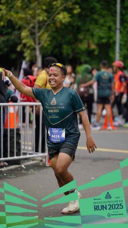 Race photo from Mangkunegaran Run 2025