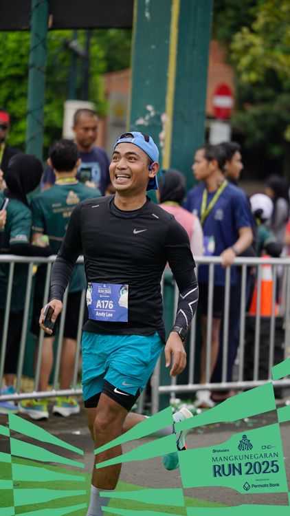 Race photo from Mangkunegaran Run 2025