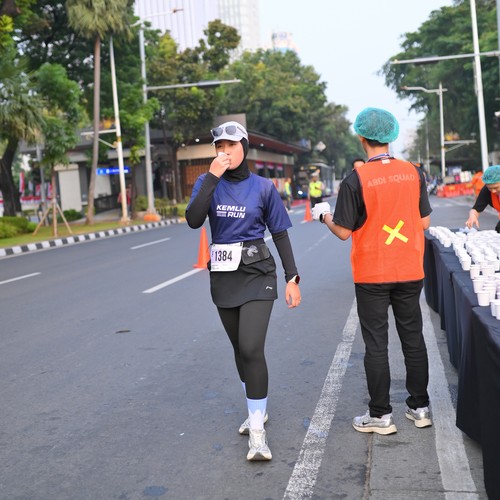Race photo from KEMLU RUN 2026