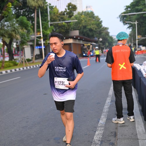 Race photo from KEMLU RUN 2026