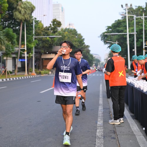 Race photo from KEMLU RUN 2026