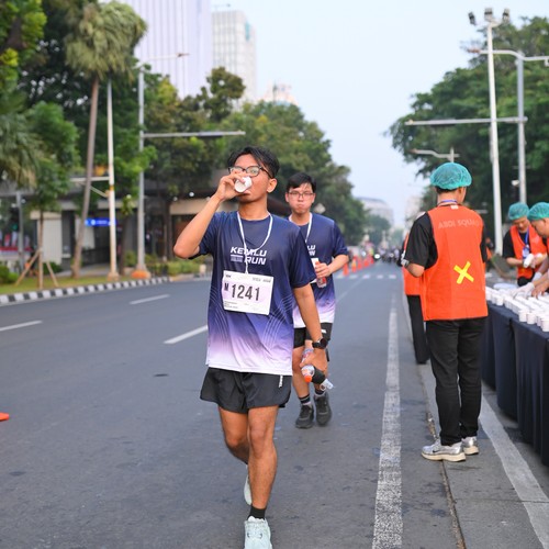 Race photo from KEMLU RUN 2026