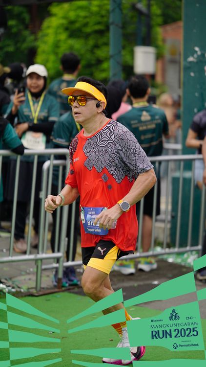 Race photo from Mangkunegaran Run 2025