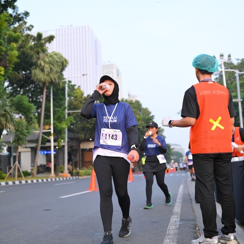 Race photo from KEMLU RUN 2026
