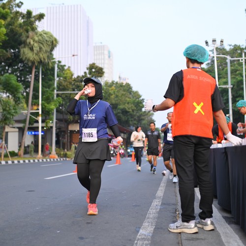 Race photo from KEMLU RUN 2026