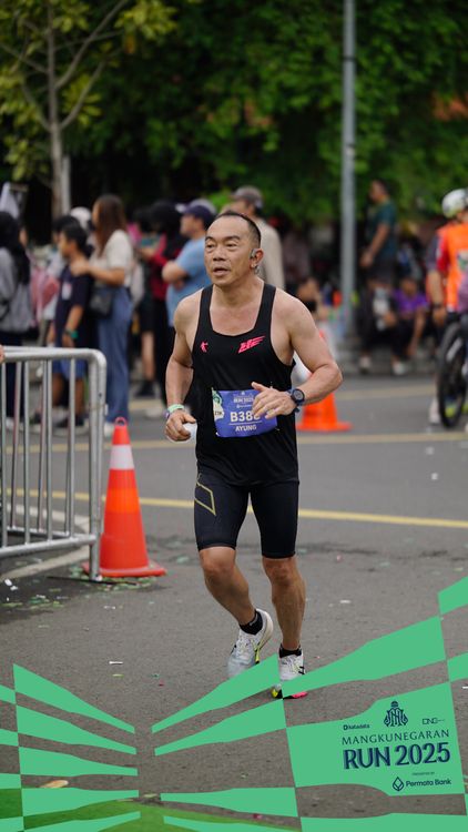 Race photo from Mangkunegaran Run 2025