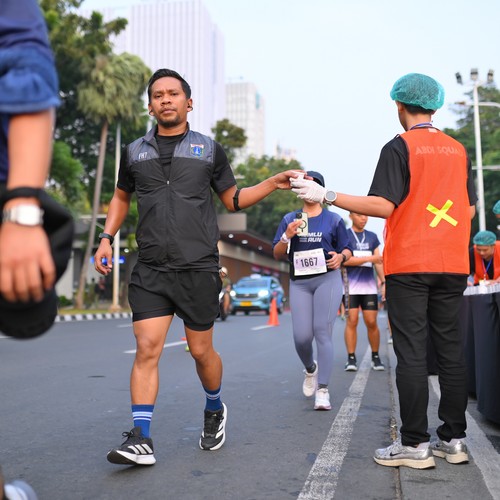 Race photo from KEMLU RUN 2026