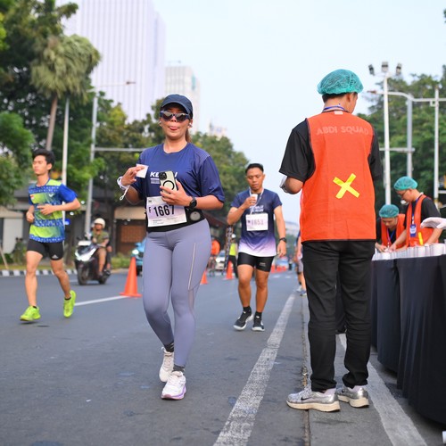 Race photo from KEMLU RUN 2026
