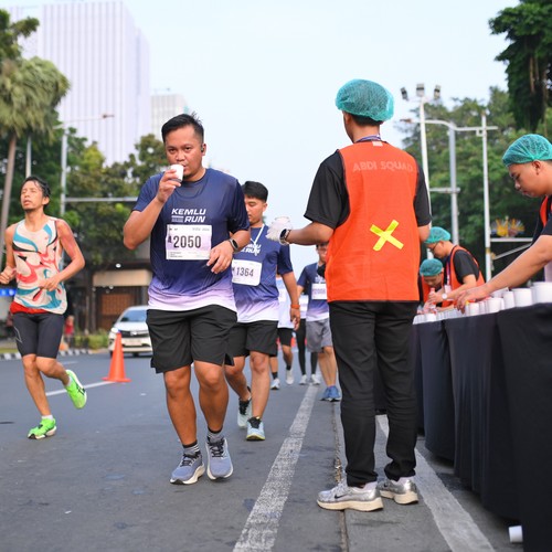 Race photo from KEMLU RUN 2026