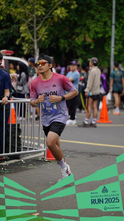 Race photo from Mangkunegaran Run 2025