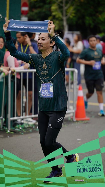 Race photo from Mangkunegaran Run 2025