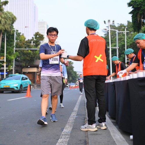 Race photo from KEMLU RUN 2026