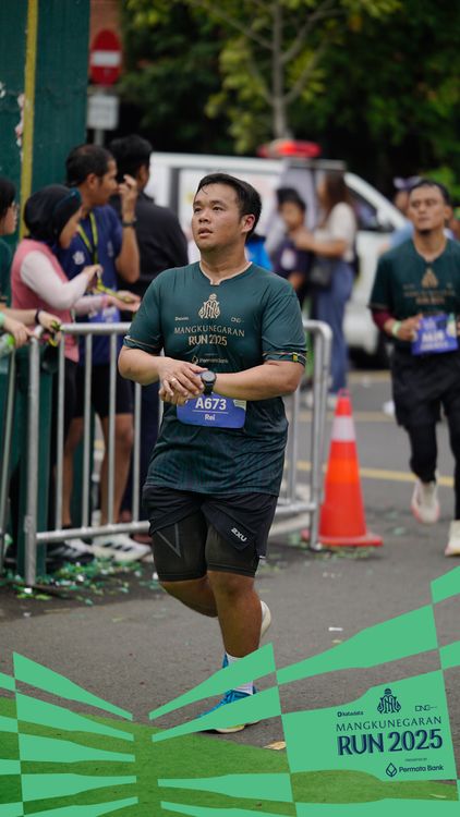 Race photo from Mangkunegaran Run 2025