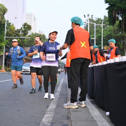 Race photo from KEMLU RUN 2026